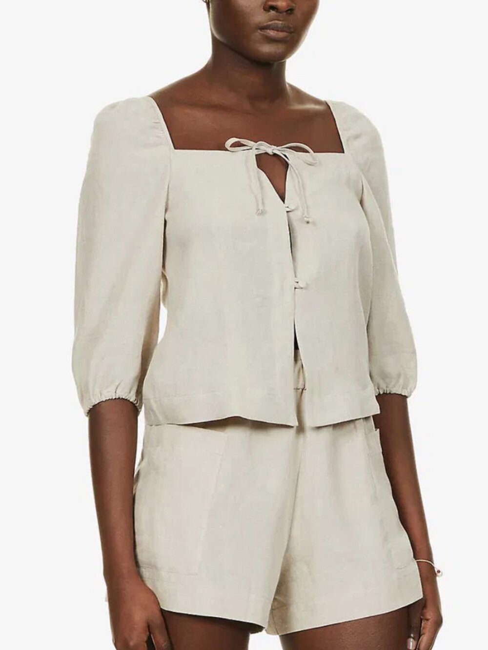 Casa Raki Nicola Linen Top